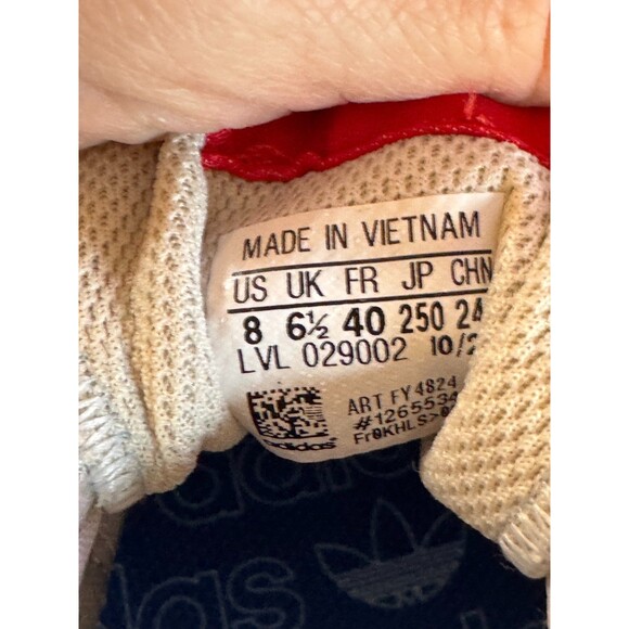 NEW Adidas ZX 500 Sequin Low Top Silver Women's Sneakers Sz 8 - Picture 8 of 11